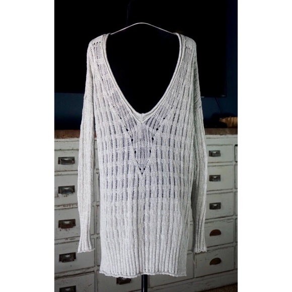 Free People Pretty In Pointelle Pullover Sweater XS - Picture 3 of 11
